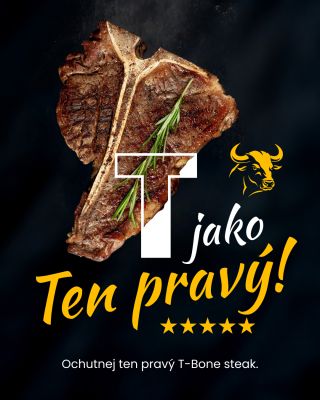 Král všech steaků přichází! 👑🥩 Tohle není pro slabé povahy! Představujeme vám T-BONE STEAK – majestátní kus masa s kostí,...